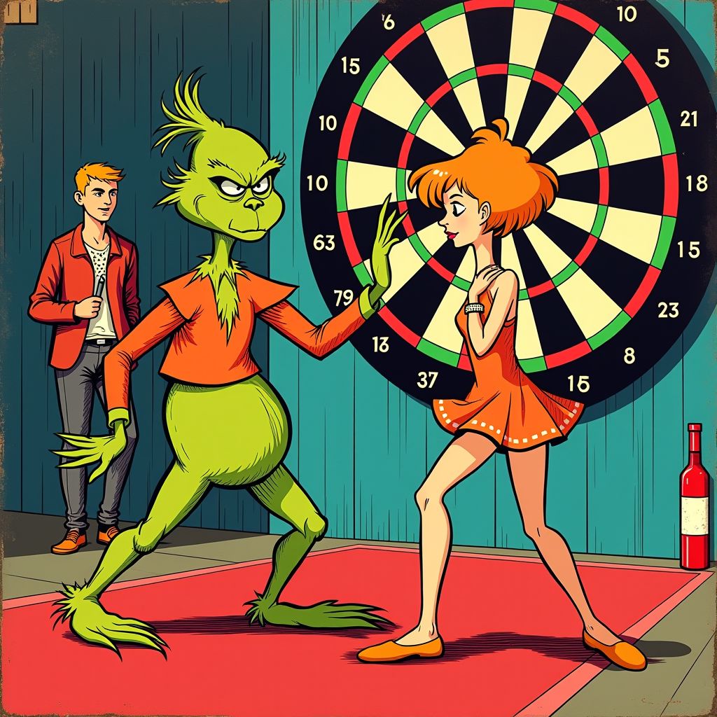 Peter Wright verschijnt als Grinch en verslaat Van Leuven in eerste ronde WK darts