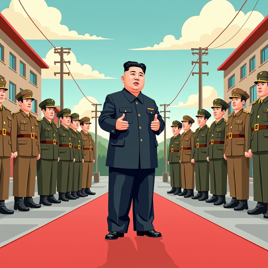 Kim Jong Un opent luxe woonwijk in Pyongyang voor families van gesneuvelde soldaten uit Oekraïne-oorlog