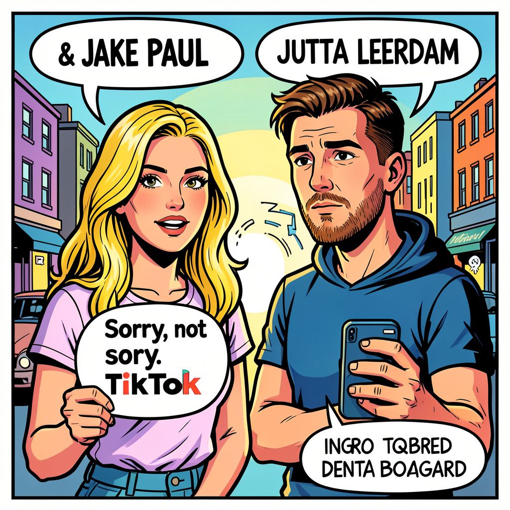 Jake Paul likt drie berichten van verloofde Jutta Leerdam niet meer