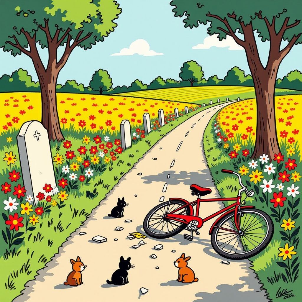 Dieren rouwt om fietser die door doorrijder werd gedood bij begraafplaats