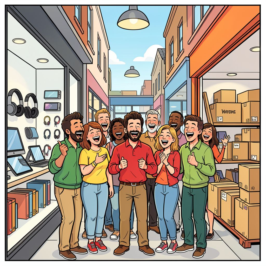 Nederlandse winkeliers lachen breeduit door een flinke omzetgroei in juni.