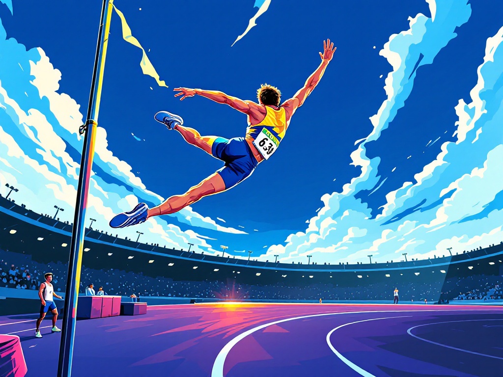 Duplantis' Spectaculaire Sprong: Wereldrecord Polsstokhoogspringen Verbroken in Tokio