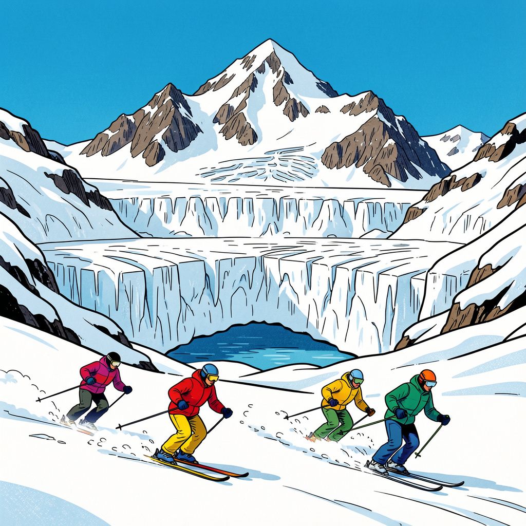 Een dikke laag sneeuw redt de gletsjers in de Alpen na een dramatische zomer.