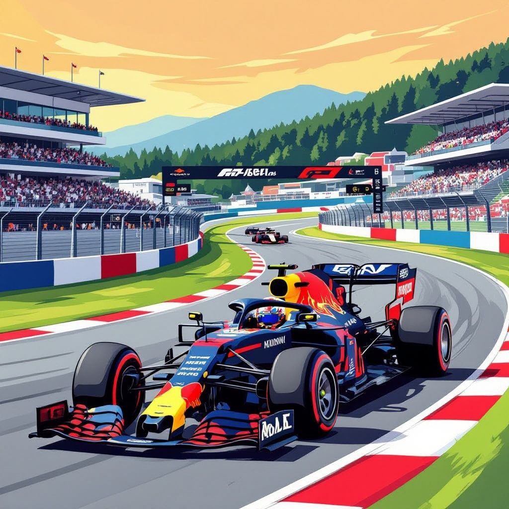 Max Verstappen knokt zich na een crash spectaculair naar de tweede plek in Oostenrijk.