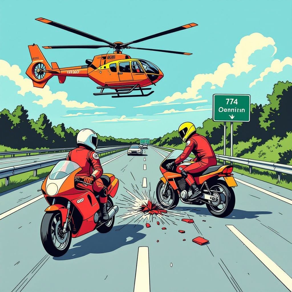 Motorrijder uit Noord-Holland overlijdt na zwaar ongeval op A74 bij Tegelen