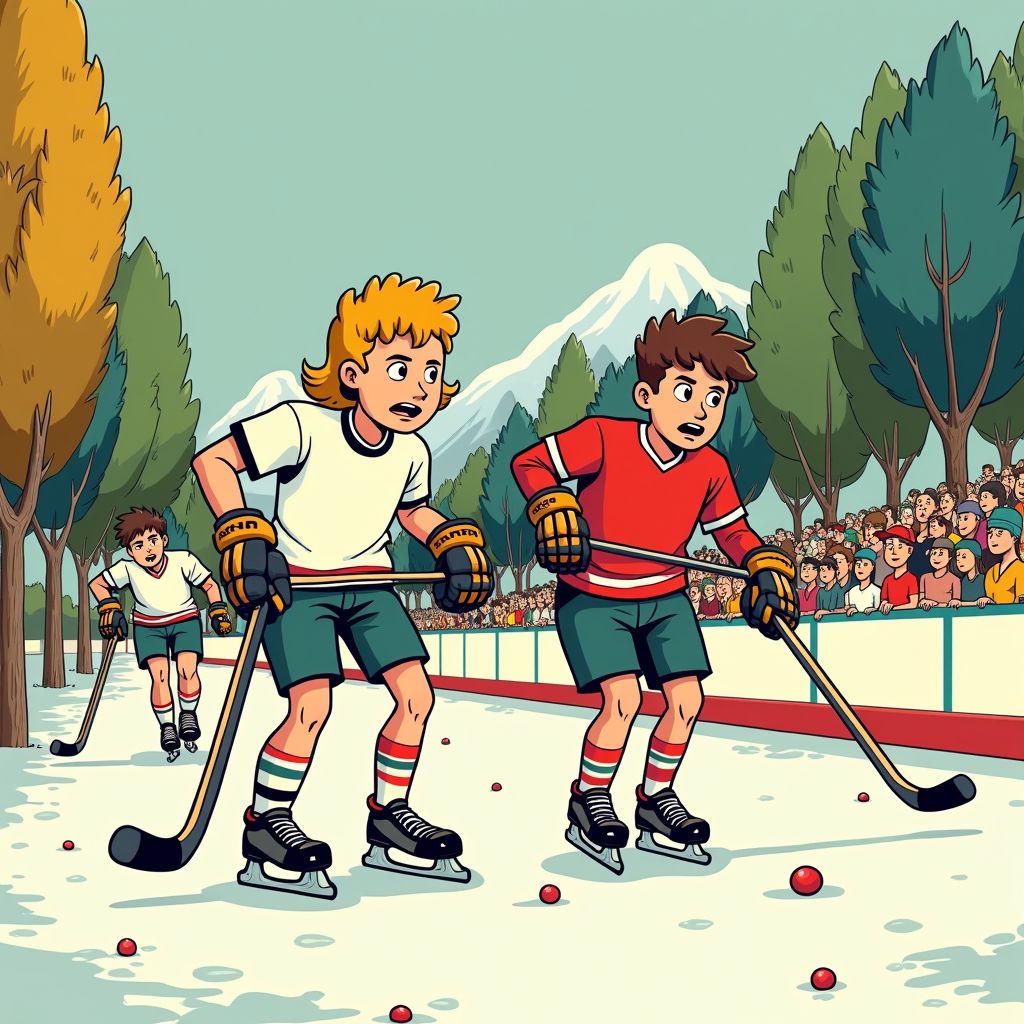 Nederlandse shorttracker Melle van 't Wout ontmoet zijn ijshockeyidool Sidney Crosby in het olympisch dorp van Milaan