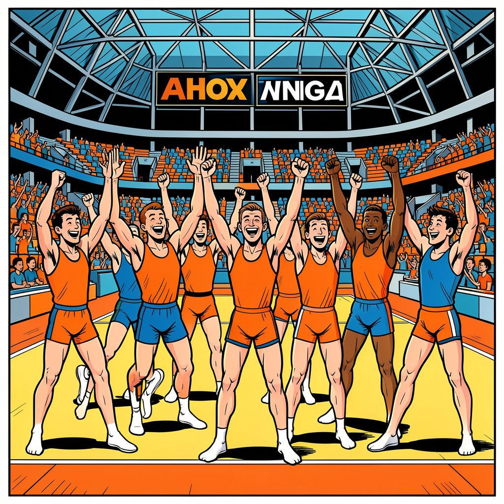 De Nederlandse turnmannen plaatsen zich verrassend voor de WK-finale in Ahoy.