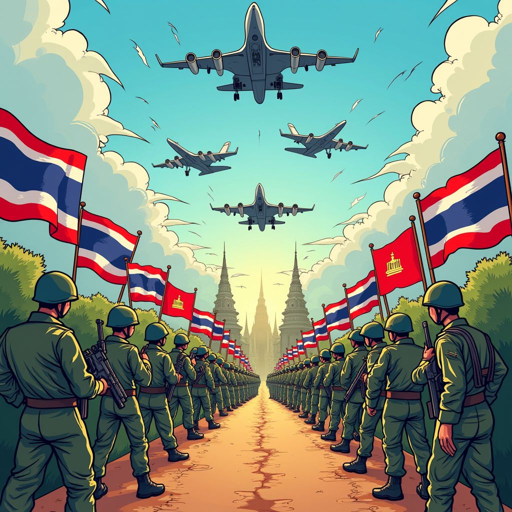 Thailand bombardeert Cambodja na dodelijke grensgevechten vandaag