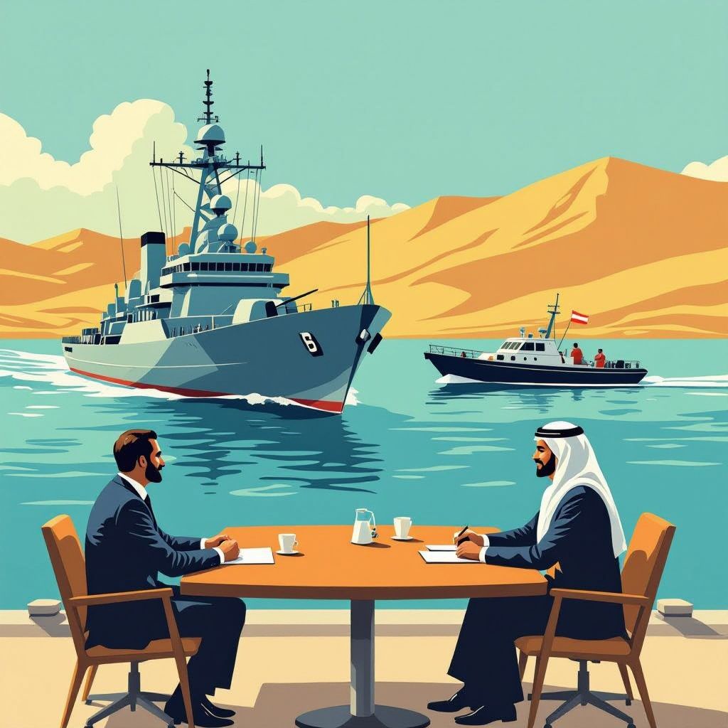 De Verenigde Staten en Iran staken hun gevechten voor cruciaal overleg in Qatar.