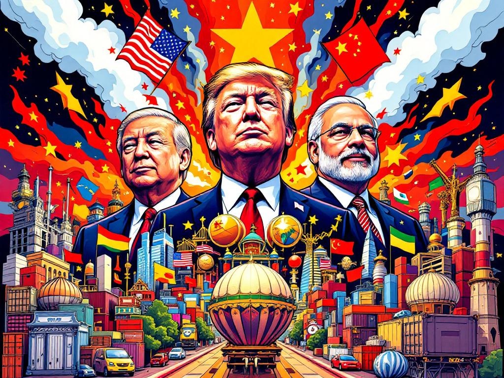 Trump Dwindles Amerika's Invloed: India en China Sluiten Bondgenootschap