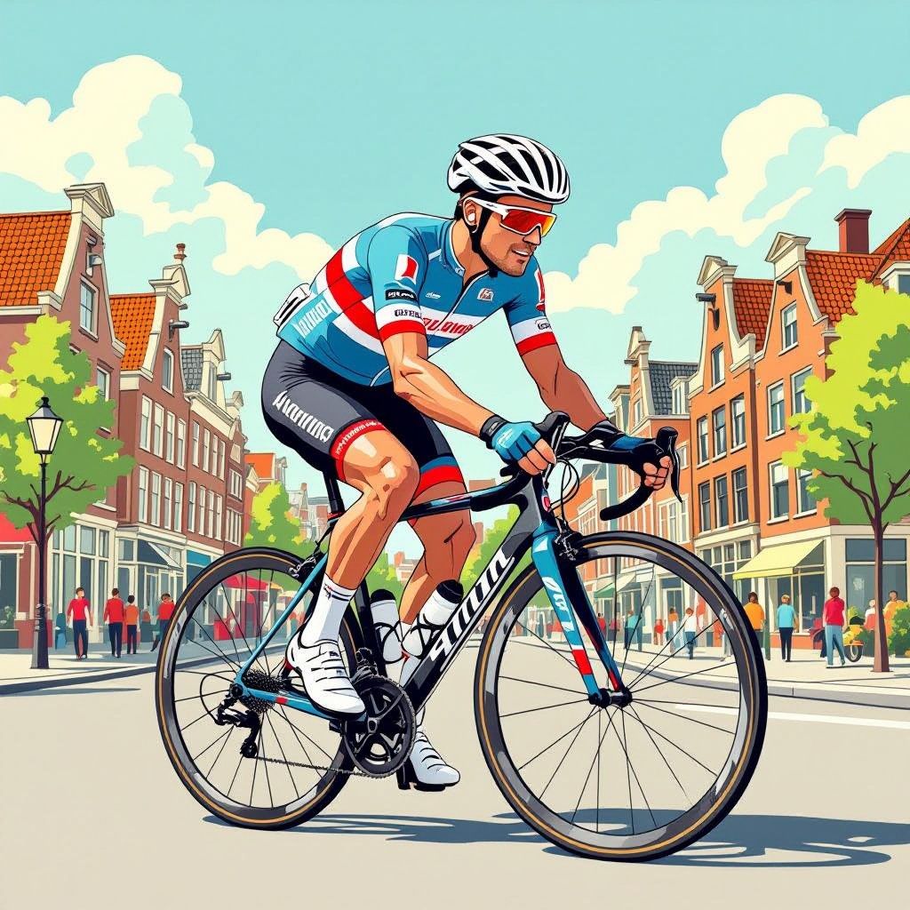 Wielrenner Wilco Kelderman pakt na elf jaar droogte de Nederlandse titel in Nijmegen.