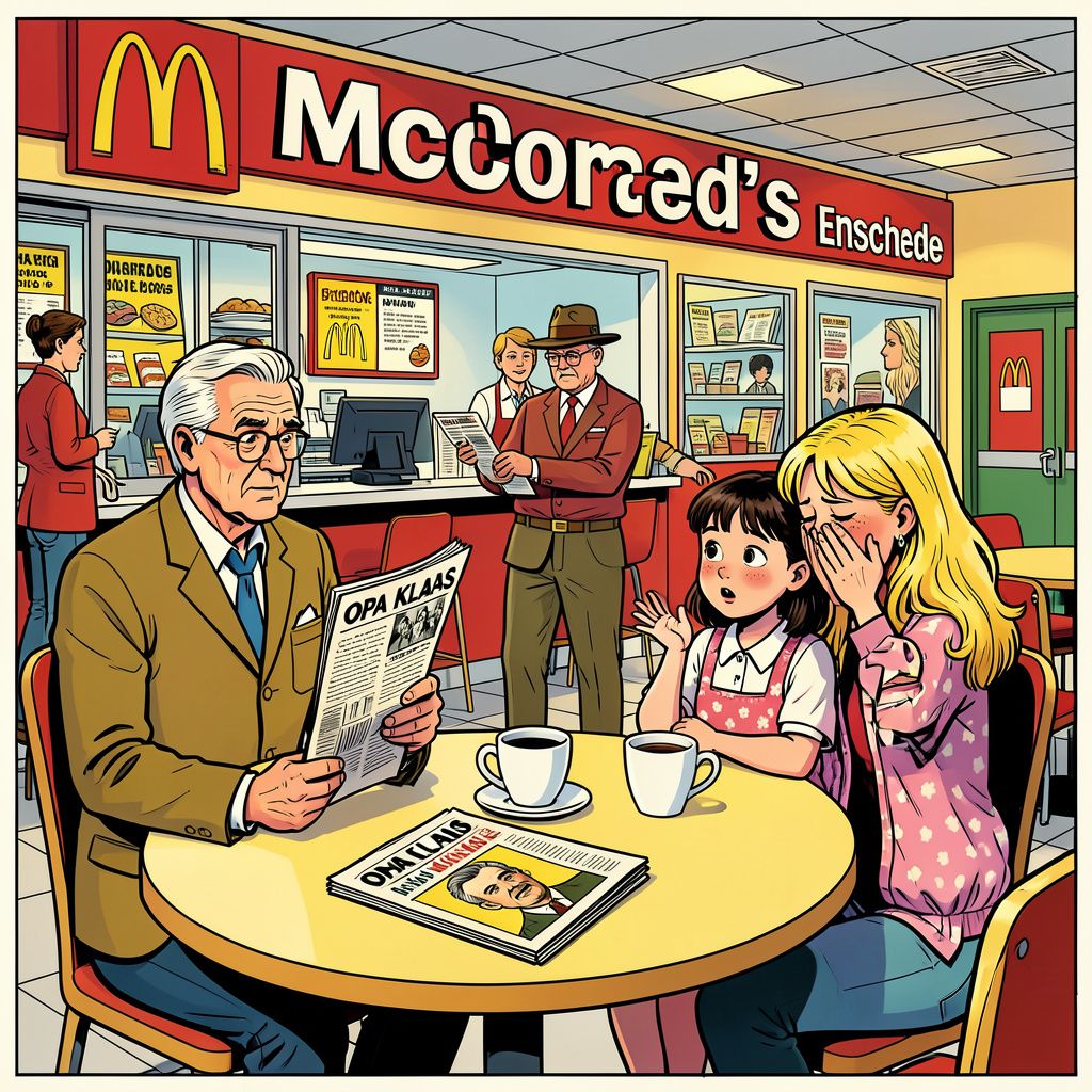 McDonald's in Enschede houdt elke ochtend tot 11.00 uur een tafel vrij voor overleden stamgast Klaas