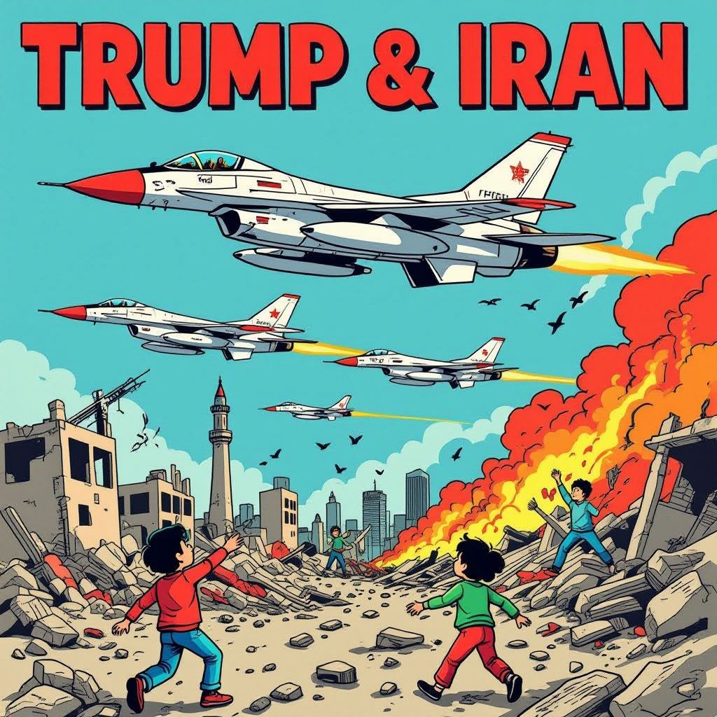 Zes kinderen sterven bij luchtaanvallen terwijl Trump ultimatum stelt aan Iran