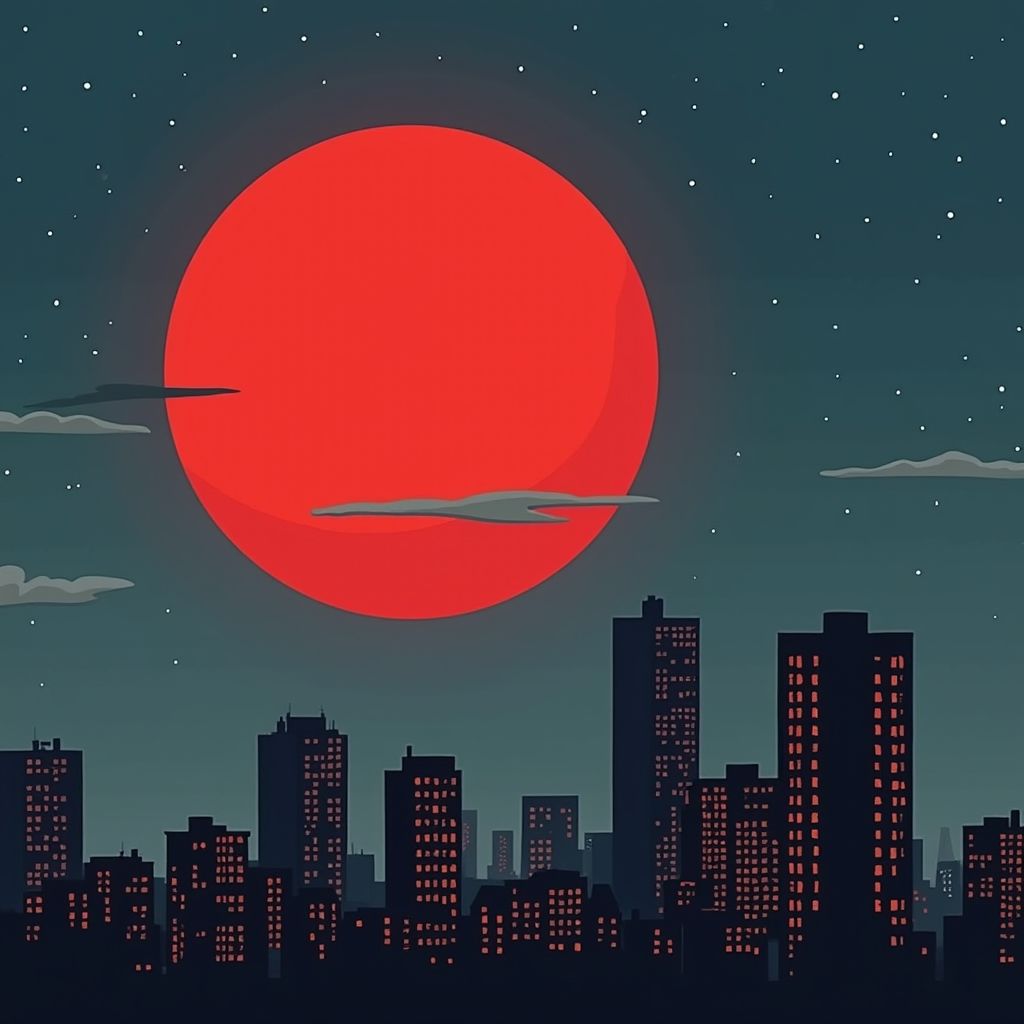 Morgen om 06:04 kleurt de maan 58 minuten lang bloedrood boven Nederland