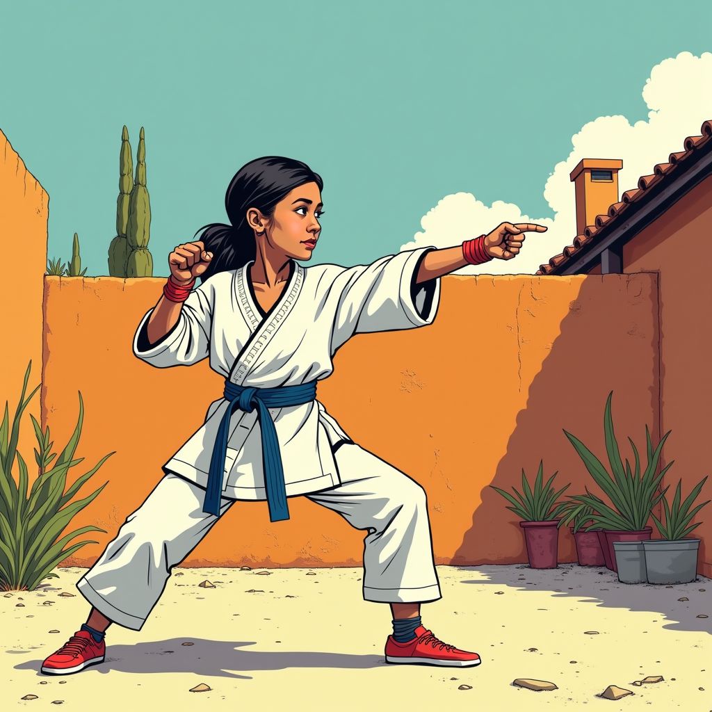 Afghaanse vrouw riskeerde alles om meisjes taekwondo te leren in haar achtertuin