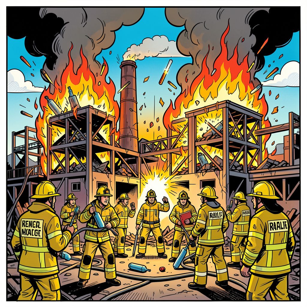 Gasflessen maken brand bij metaalbedrijf in Raalte extra gevaarlijk