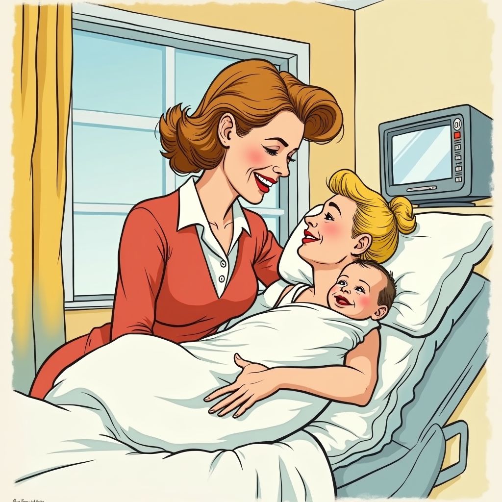 Caroline Tensen wordt oma en is bij de bevalling aanwezig geweest