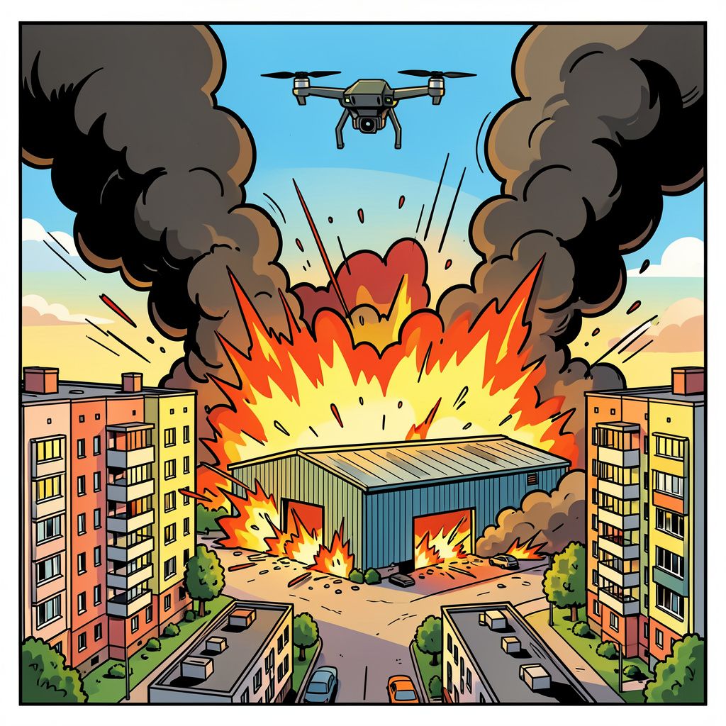 Een Russische drone-aanval op Boetsja eist 27 levens na ontploffing van illegaal opgeslagen munitie.