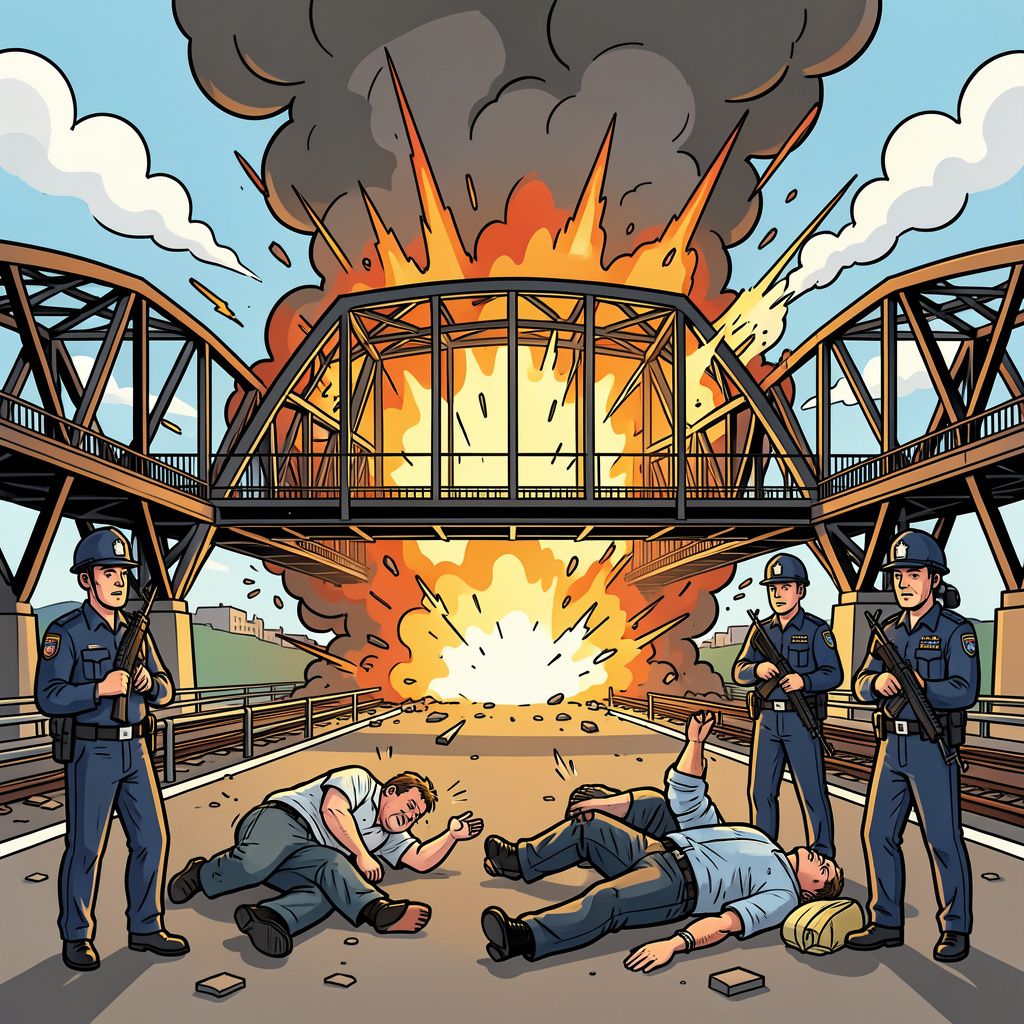 Mysterieuze explosie onder voetgangersbrug kost man het leven in Völklingen