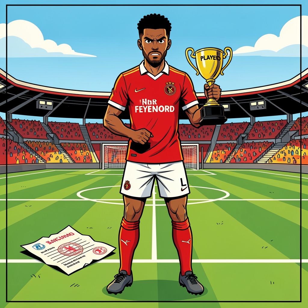 Anis Hadj Moussa herpakt zich bij Feyenoord na een geklapte miljoenentransfer.