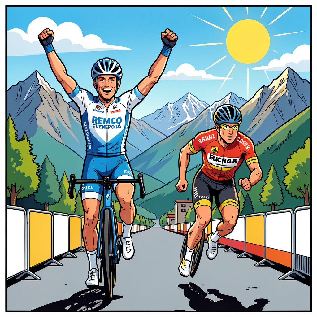 Remco Evenepoel schrijft geschiedenis met een recordbrekende vierde zege in de loodzware Clásica San Sebastián.