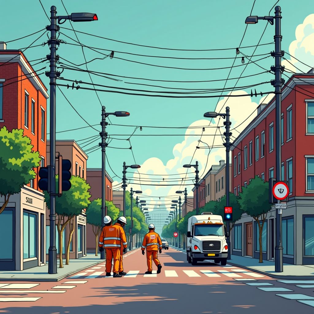 Tilburg zit massaal zonder stroom en verkeerslichten vallen uit over 19 kilometer gebied