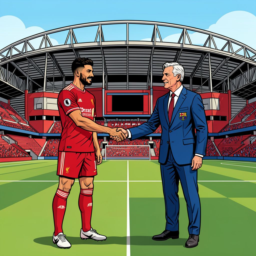 Liverpool stunt op de transfermarkt en haalt Barcelona-verdediger Ronald Araujo naar Engeland.