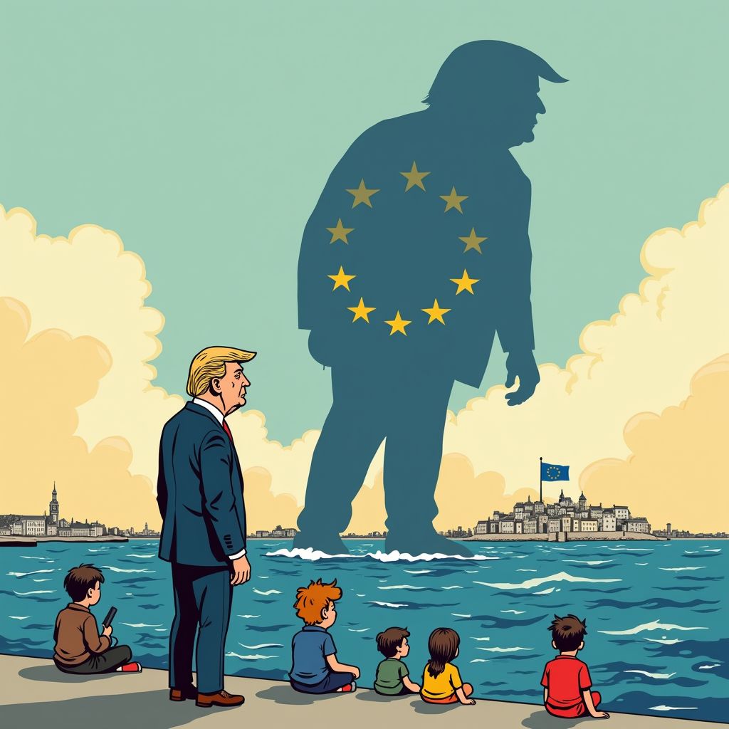 Europeanen zien Amerika nu als grootste bedreiging voor het continent