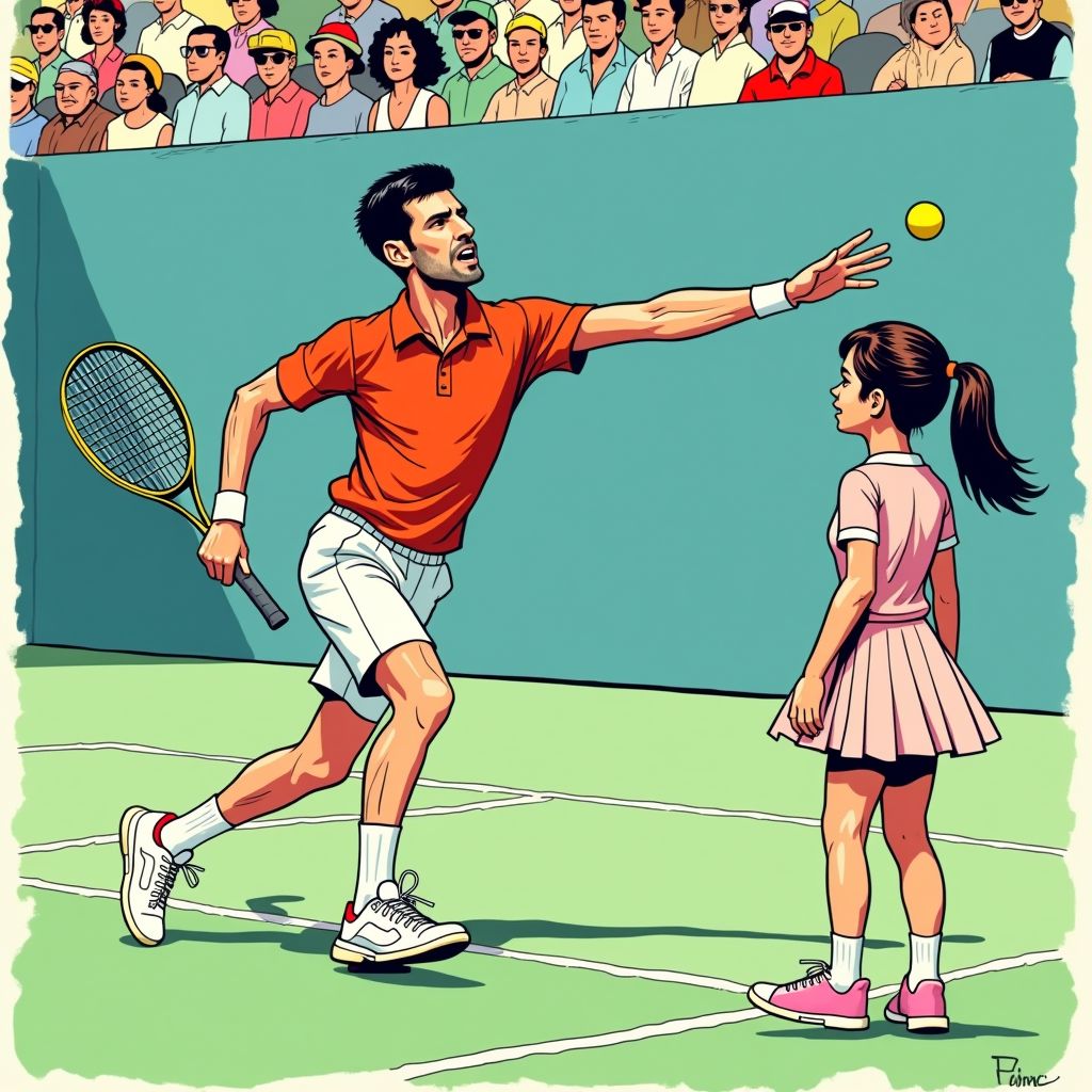 Djokovic behaalt 400ste Grand Slam overwinning, maar ontsnapt ternauwernood aan diskwalificatie na bal-incident