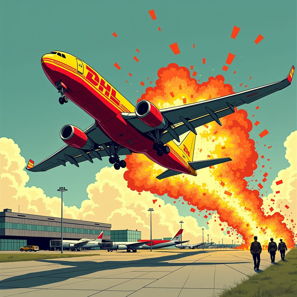 Rusland stuurde explosieven naar DHL-vliegtuigen via litouwse handlangers