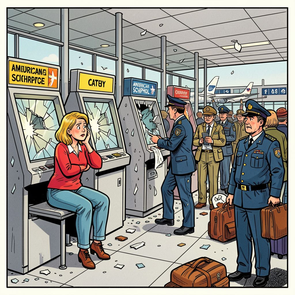 Schiphol krijgt eerste chaos door nieuw EU-systeem: Amerikaanse reiziger wacht drie uur.