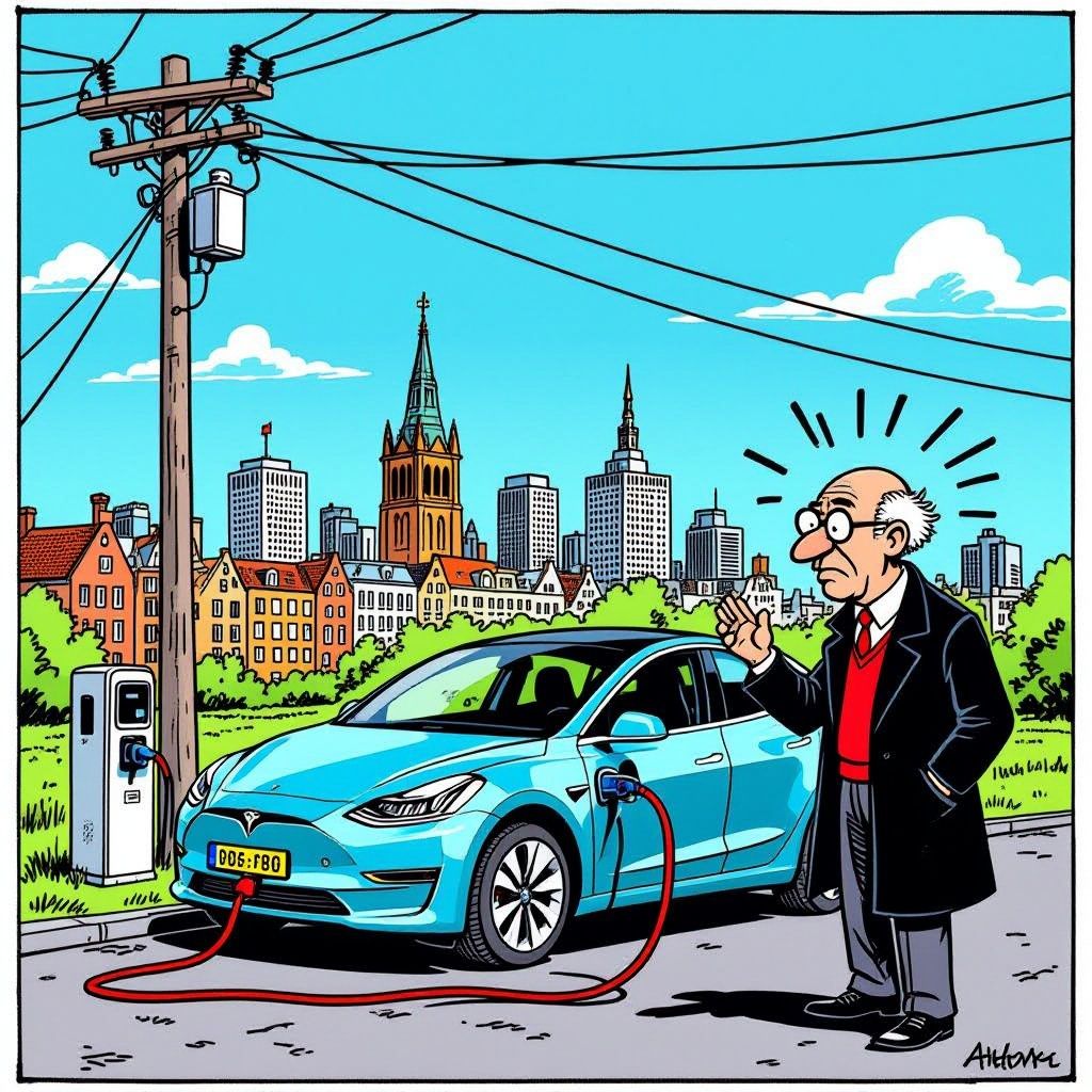 Waarom experts waarschuwen: stop met massaal elektrische auto's kopen nu het stroomnet vol zit