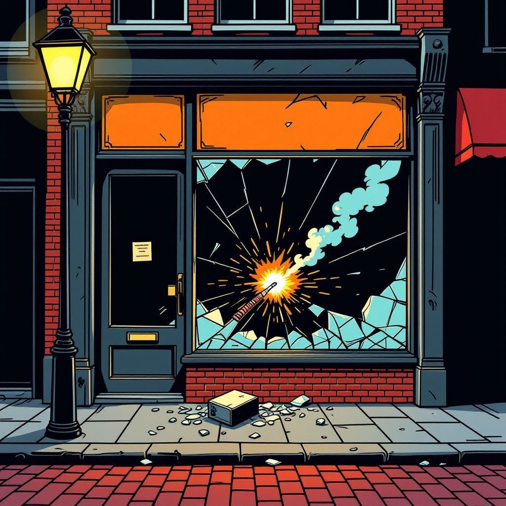 Zelfgemaakt explosief door raam eetcafé PreZiez gegooid in Den Haag