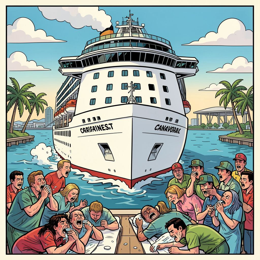 Caribbean Princess cruiseschip maakt 115 mensen ziek door norovirus-uitbraak