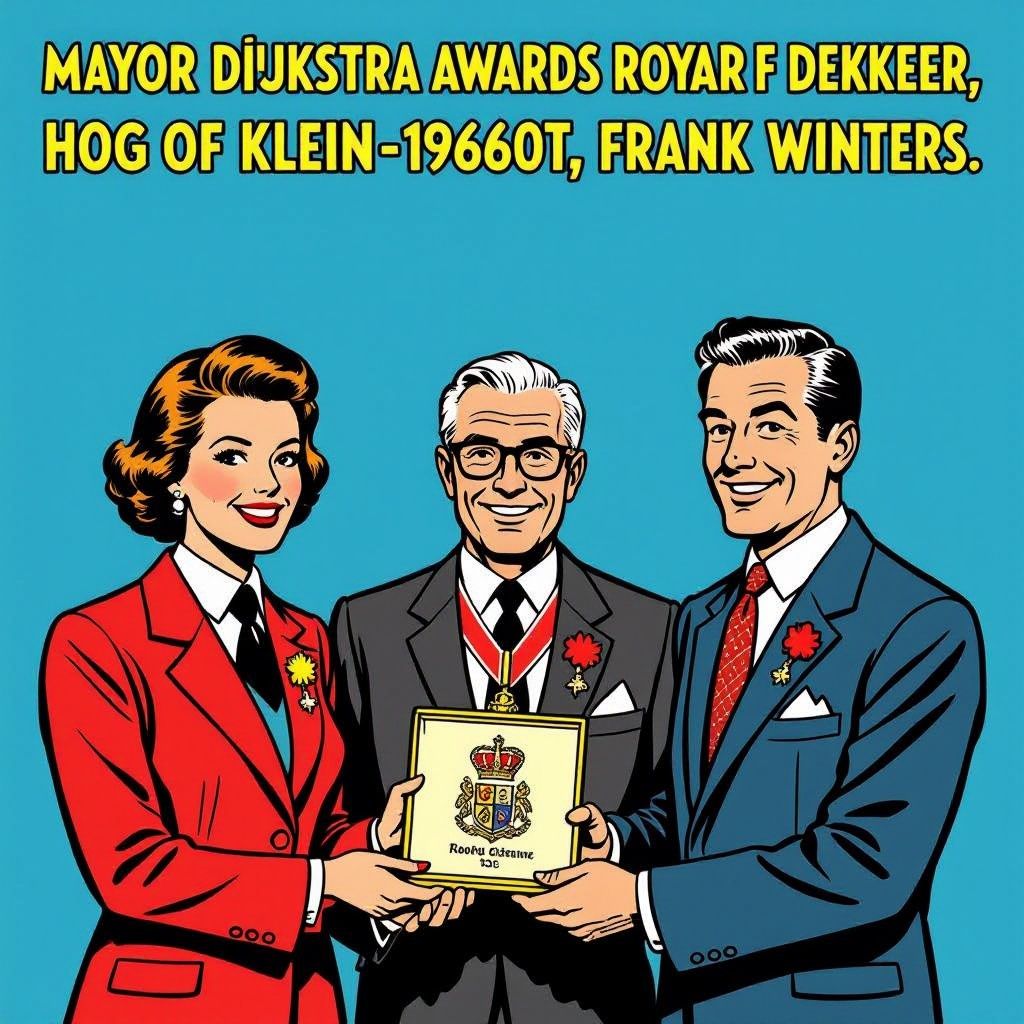 Burgemeester Dijkstra verrast drie Winterswijkers met koninklijke onderscheidingen tijdens lintjestour