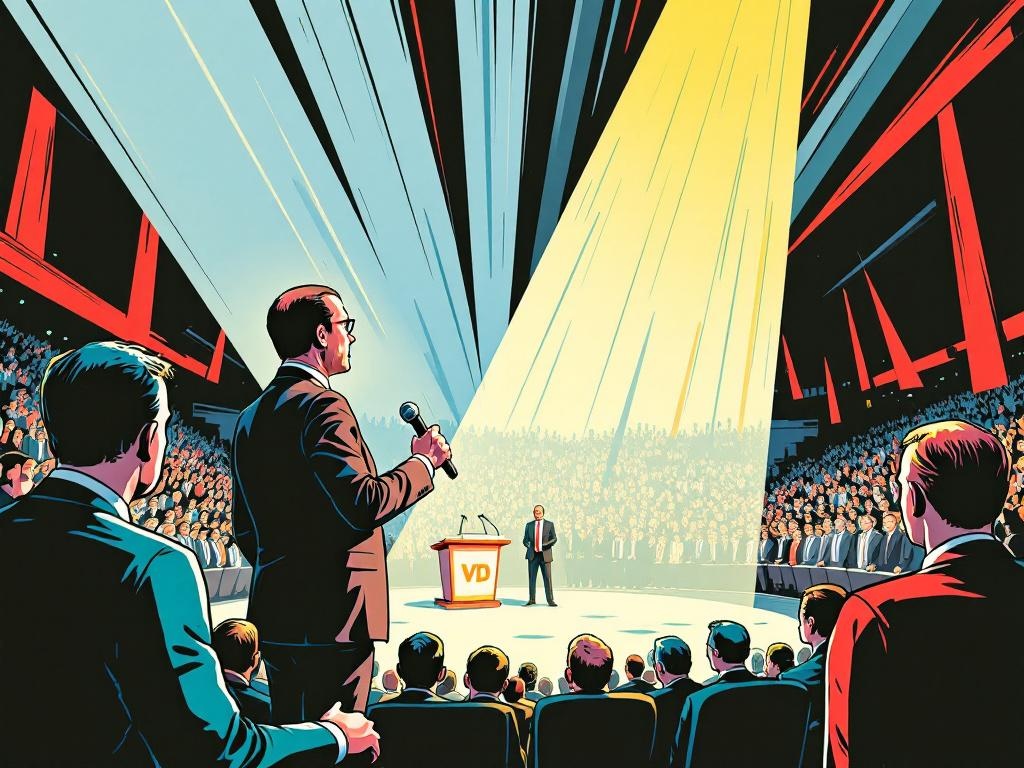 Vuurwerk bij VVD-congres: Yeşilgöz zet messen in GroenLinks-PvdA