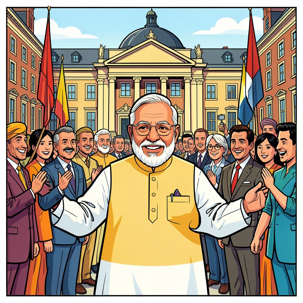 Modi ontvangt koninklijk onthaal in Den Haag terwijl India en Nederland 27,8 miljard dollar handelsrelatie uitbreiden