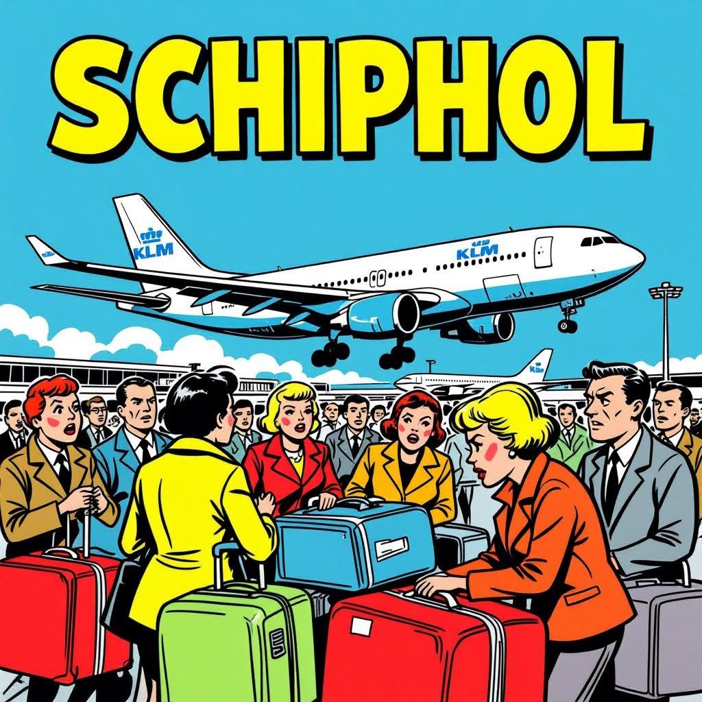 Schiphol krijgt klappen met 222 vertragingen op één dag