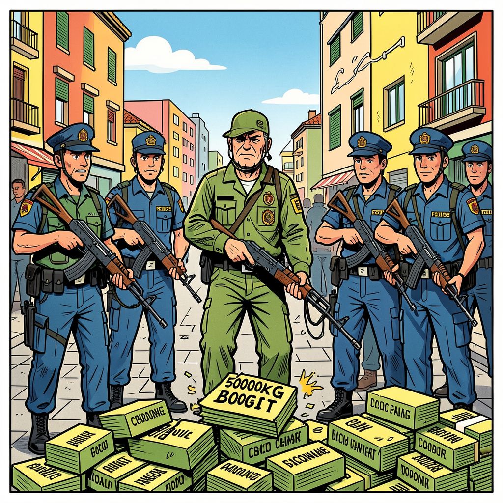 Spaanse politie slaat toe: Nederlandse crimineel gepakt bij recordvangst van 5000 kilo cocaïne