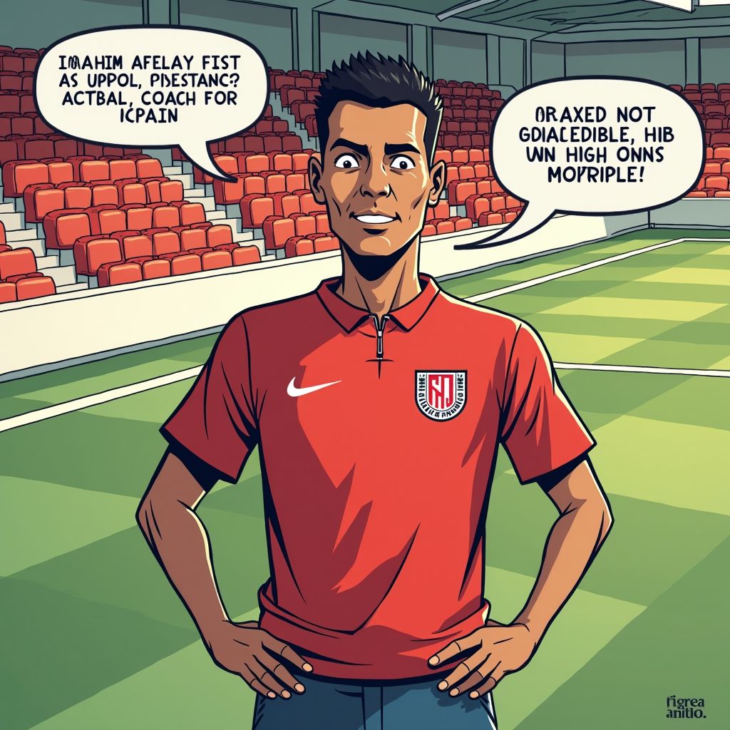 Ibrahim Afellay's eerste dag als PSV-assistent wordt een komedie van fouten in Spanje