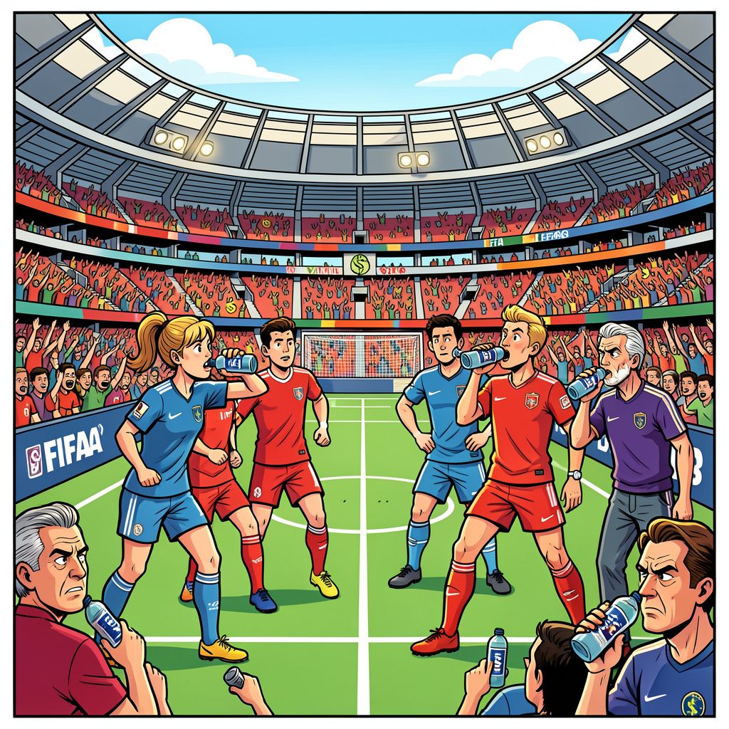 wk 2026: fifa verdient miljoenen met pauzes die niemand wil, behalve adverteerders