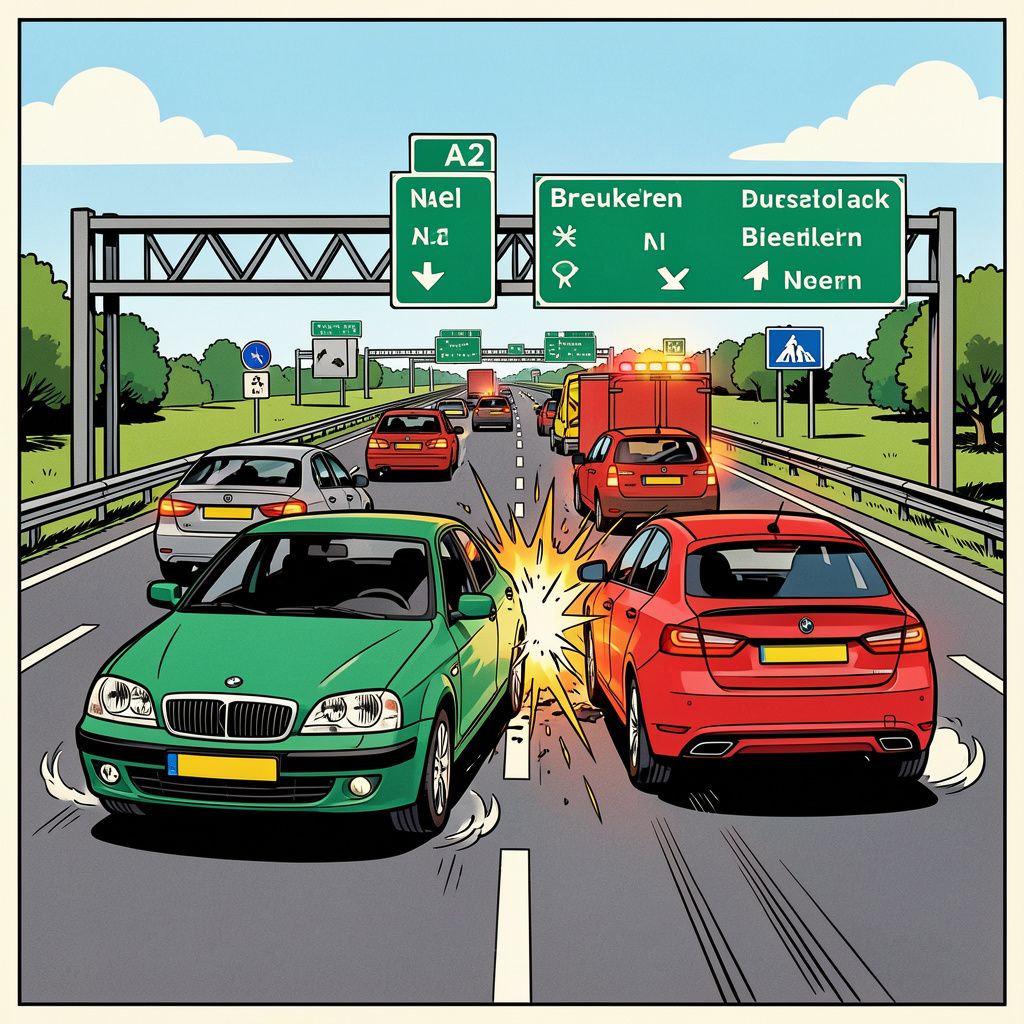 Een spookrijder veroorzaakt zaterdagmiddag een dodelijke aanrijding op de A2 bij Breukelen.