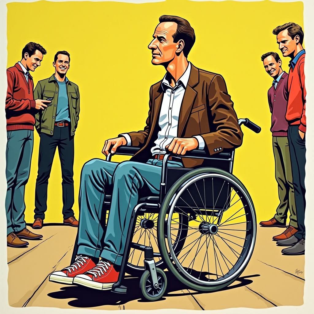 Een man in een rolstoel betaalde 2200 euro voor Mark Rutte's oude gympen