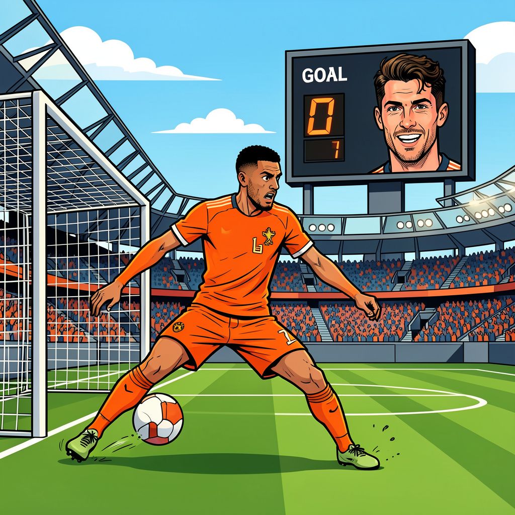 Virgil van Dijk scoort in 2026 net zo vaak voor zijn land als Cristiano Ronaldo.