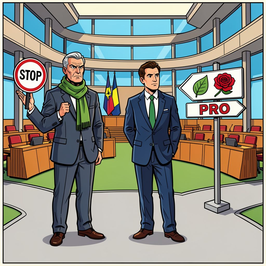Europese Groenen dreigen met een minder hechte band als fusiepartij PRO voor de sociaaldemocraten kiest.