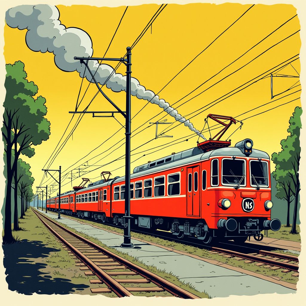 Achthonderd reizigers moesten hun trein uit na botsing met kapotte stroomkabel bij Utrecht