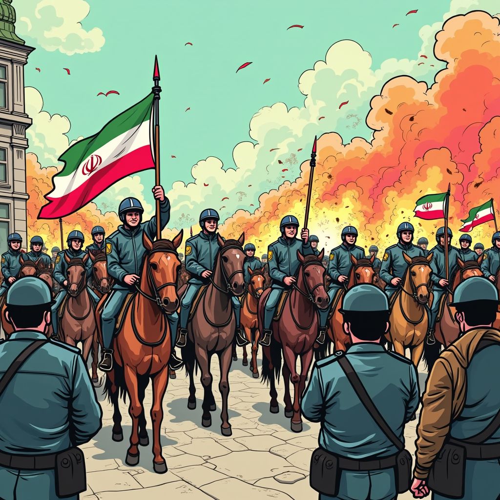 Vredesdemonstratie op Malieveld ontaardt in tumult tussen rivaliserende Iraanse groepen