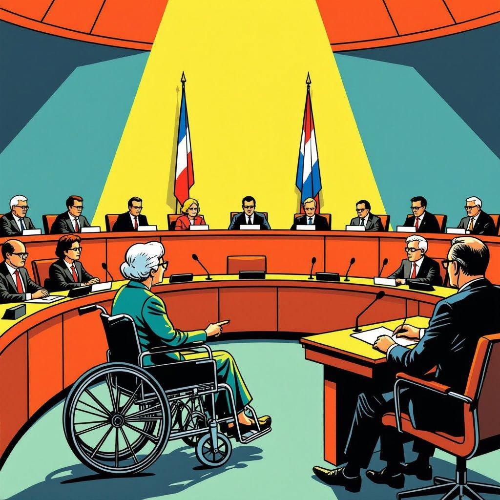 CDA-senator Greet Prins stemde drie dagen voor haar overlijden nog over asielwetten vanuit een rolstoel