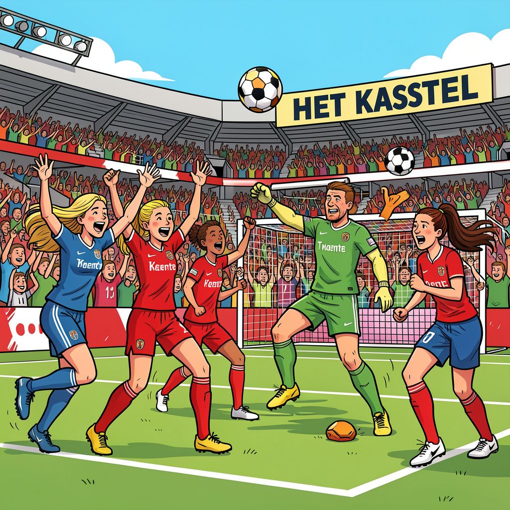 FC Twente vrouwen wint KNVB beker na spectaculaire comeback tegen PSV