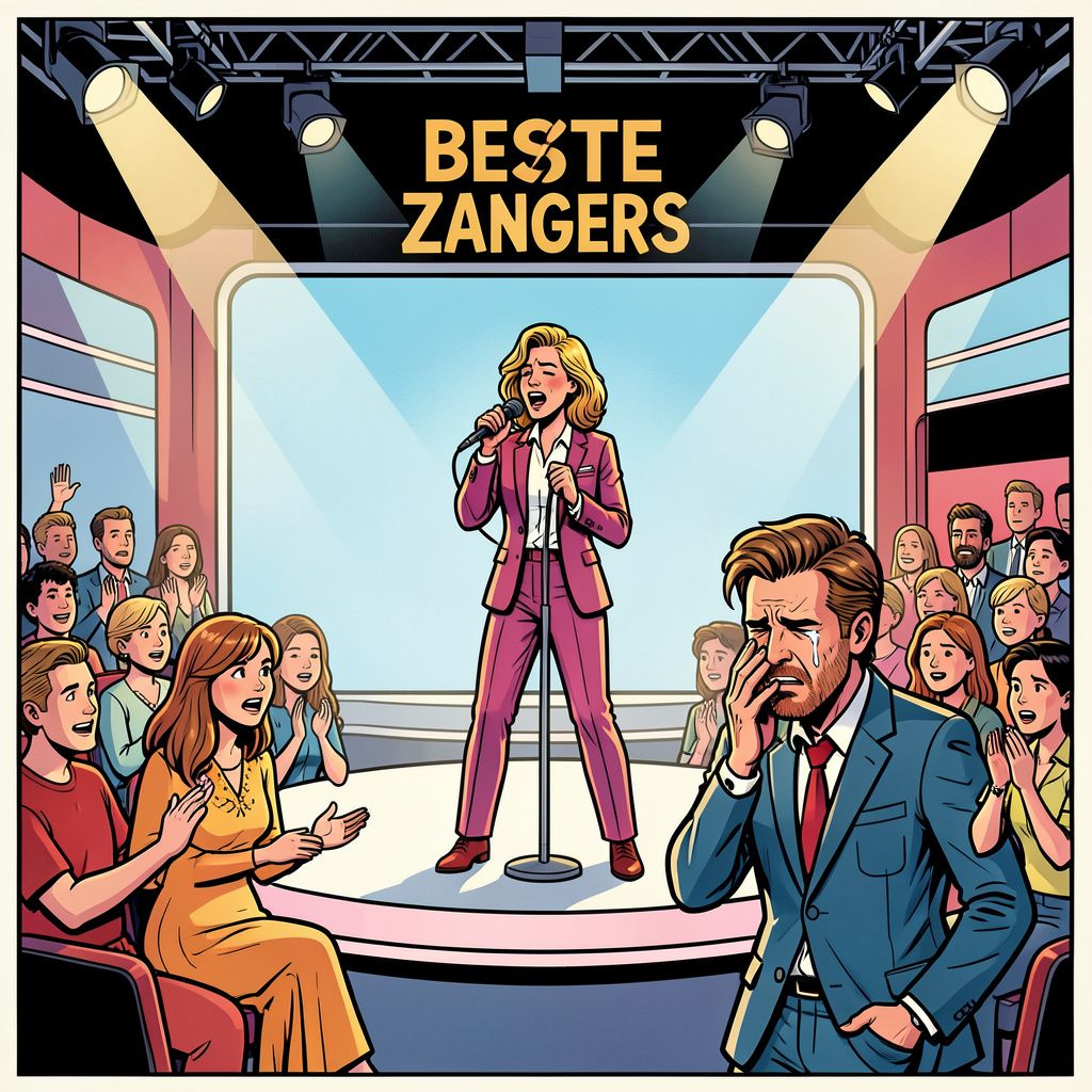 Desray brengt Yves Berendse in diepe tranen met een emotioneel lied over zijn opa in Beste Zangers.